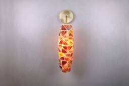 Wall Lamp With Oysters , Mussel Lamp, Clam Sconce Vanity Light Fixture, Mid Century Modern, Sconce - thumbnail 1