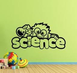 Science Wall Decal Chemical Classroom Sign Chemistry Poster Education Quote Gift Vinyl Sticker Class Room Decor School Art Print G704 - thumbnail 1