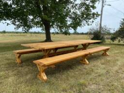 Outdoor Cedar Table Hand Made Using Quality