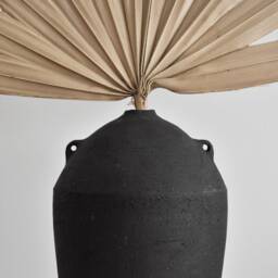 K??p #s3, Black Ceramic Sculptural Vase, Minimalist Gift For Him, Decorative Vase - thumbnail 2
