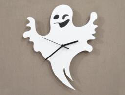 Halloween Cute Ghost Silhouette - Wall Clock - thumbnail 1