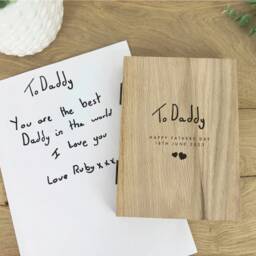 Personalised Handwriting Wooden Photo Frame - Keepsake Gift - thumbnail 3