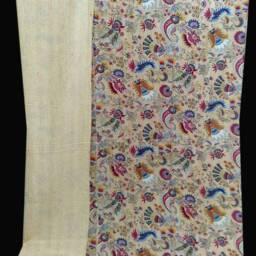 Handmade Kantha Quilt, Queen Size Bedspread, Indian Throw, Cotton Quilts, 100% Cotton Reversible Throw King Bedcover - thumbnail 4