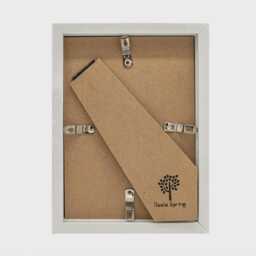 White 3D Box Photo Frame 5x7 Inch, Glass Front, Acrylic Frame - thumbnail 3