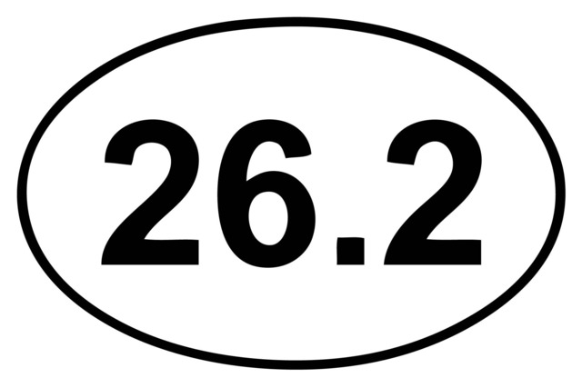 26.2 Marathon Running Printable Wall Art