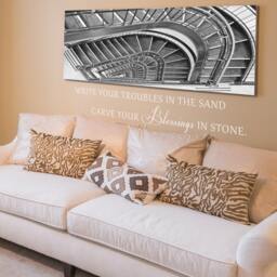Carve Your Blessings in Stone - Vinyl Wall Decal Quotes Inspirational Words Sayings- 024