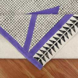 Hand Block Printed Cotton Area Rug - Boho Hallway Runner - thumbnail 4