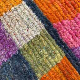 Custom Boujaad Wool Rug Colorful Moroccan Berber Rug - thumbnail 4
