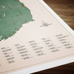 Irish Whiskey Distillery Map - Poster Distilleries Of Ireland Art Print, Lover Gift UK & Worldwide - thumbnail 3