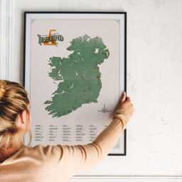 Irish Whiskey Distillery Map - Poster Distilleries Of Ireland Art Print, Lover Gift UK & Worldwide - thumbnail 2