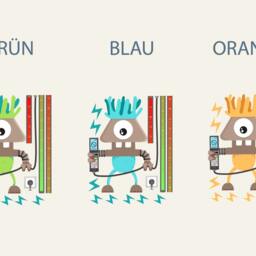 "Wall Sticker ""Measuring Stick Monster Strom I." - thumbnail 2