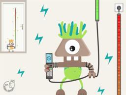 "Wall Sticker ""Measuring Stick Monster Strom I." - thumbnail 1
