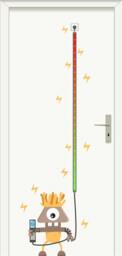 "Wall Sticker ""Measuring Stick Monster Strom I." - thumbnail 4