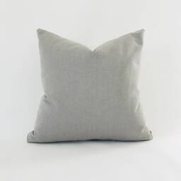 "stone Gray Canvas Pillow Cover - Minimal Cover, Hackner Home By Jona, 18""x18"", 20""x20"", 22""x22"", 24""x24" - thumbnail 1