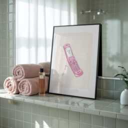 Go Piss Girl Wall Print - Bathroom Gossip Quote - thumbnail 3