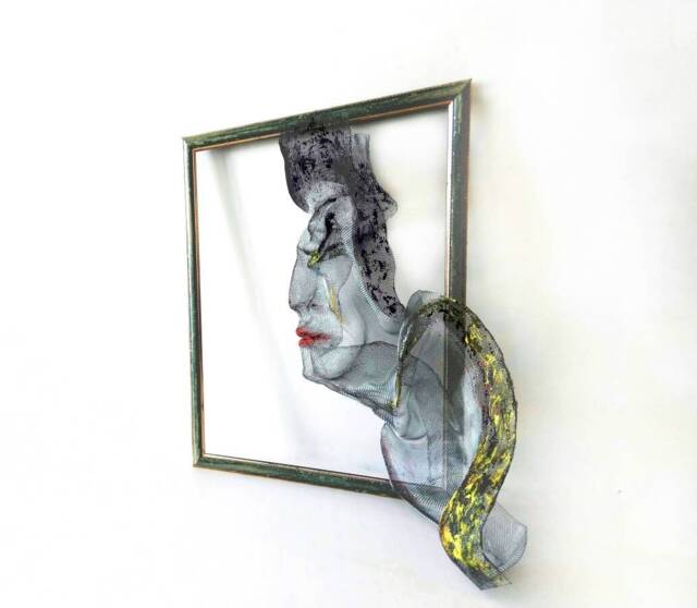 Amy Winehouse Art Large Living Room Abstract Decor Woman Portrait Metal Wire Mesh Sculpture Gift For Her Singer 3D Anniversary Whife - image 1