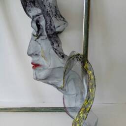 Amy Winehouse Art Large Living Room Abstract Decor Woman Portrait Metal Wire Mesh Sculpture Gift For Her Singer 3D Anniversary Whife - thumbnail 4