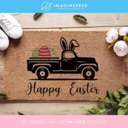 Easter Bunny Doormat, Tail, Whimsical Adorn Your Home With A Festive Touch, Egg Cute Doormat - thumbnail 1