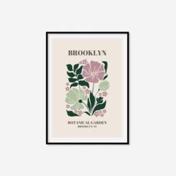 Brooklyn Botanical Garden Print - Retro Plant Print, Cute Art, Colourful Boho Lover Gift, Living Room, Bedroom Art - thumbnail 2