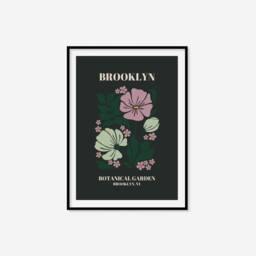 Brooklyn Botanical Garden Print - Retro Plant Print, Cute Art, Colourful Boho Lover Gift, Living Room, Bedroom Art - thumbnail 3