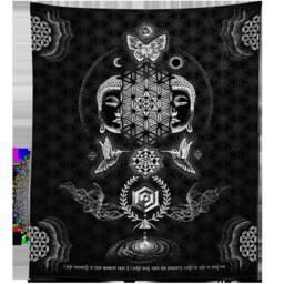 Resacralization // Glenn Thomson Tapestry/Wall Hanging Kit Loom Trippy Fabric Home - thumbnail 4