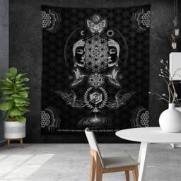 Resacralization // Glenn Thomson Tapestry/Wall Hanging Kit Loom Trippy Fabric Home