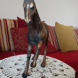 Paper Mache Horse Sculpture - thumbnail 4
