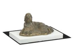 Setter, Dog On White Wooden Base Statue, Limited Edition, Artdog