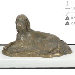 Setter, Dog On White Wooden Base Statue, Limited Edition, Artdog - thumbnail 4
