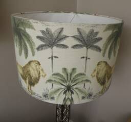 Longleat Fabric Acacia Lampshade 30cm Or 40 cm Handmade - thumbnail 1