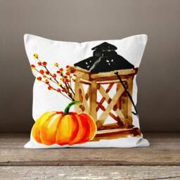 Halloween Pumpkin Cushion Cover/Fall Trend Home Decor/Orange Pumpkins Cover/Autumn Case/Decorative Throw Pillowcover - thumbnail 3