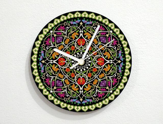 Kaleidoscope Mandala - Ornamental Floral Pattern Wall Clock - image 1
