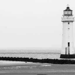 3D Lighthouse Wallpaper, Coastal Beach Wall Mural, Peel & Stick - thumbnail 3
