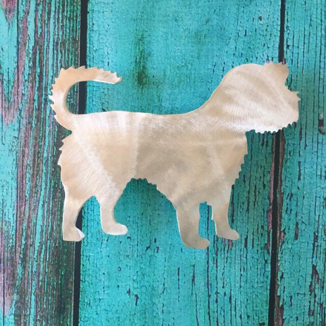 Maltipoo, Jackapoo, Mixed, Designer Breed Dog Christmas Tree Topper, Handmade, Metal, Jack Russell, Maltese, Poodle, Mixed Breeds Dog Lovers - image 1