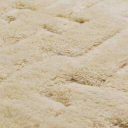 Mid-Season Sale Medium Berber Beni Mrirt Rug - 227 X 183 cm, Handwoven Wool, Bohemian Rug, One Of A Kind, White Shaggy - thumbnail 3