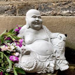 Beautiful Detailed Happy Buddhas Statue For The Home Or Garden. From Sius - thumbnail 2
