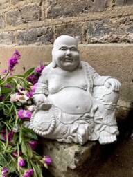 Beautiful Detailed Happy Buddhas Statue For The Home Or Garden. From Sius - thumbnail 1
