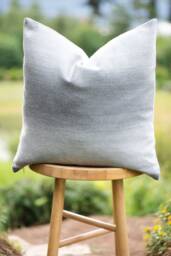 Ember -- Indoor/Outdoor Gray Ombr?? Pillow Cover Outdoor Sunbrella Lumbar Grey - thumbnail 1