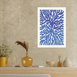Abstract Art Print Poster Wall Home Decor Modern Contemporary Underwater Ocean Original Unique Scandi Beautiful Minimal Organic Mid-Century - thumbnail 2