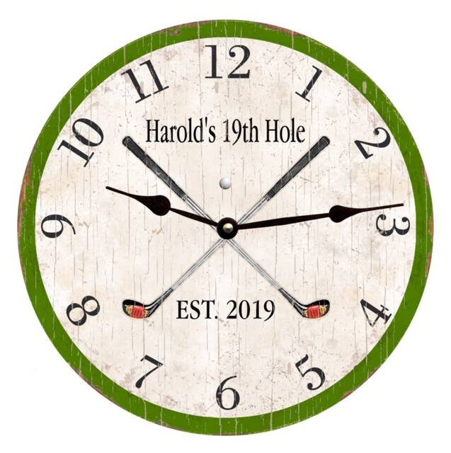 Oversized Golf Clock - Personalized Clock - image 1