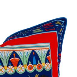 Decorative Pillows, Cushion Cover, Silk Pillowcase, Throw Pillow, Chinoiserie, Egyptian Gifts, Pillow - thumbnail 4