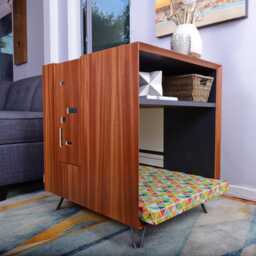 Modern Dog Bed. Side Table Furniture. Fido Mod - thumbnail 2