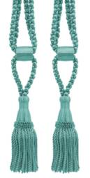 "D??copro Curtain & Drapery Tassel Tieback, Adjustable Cord Length, Length 5 1/2"", Spread 24" - thumbnail 1