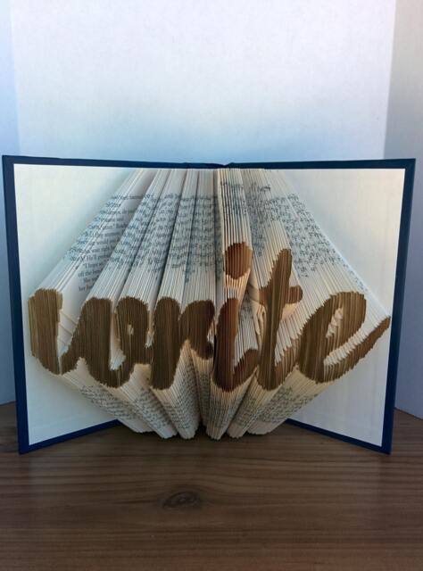 Write Lowercase - Folded Book Art Fully Customizable, Symbol Forever - image 1