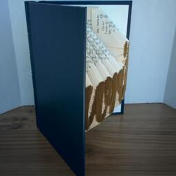 Write Lowercase - Folded Book Art Fully Customizable, Symbol Forever - thumbnail 3