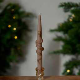 Gold Snake Taper Candles - Set Of 2 Gothic Dark Academia Decor - thumbnail 4