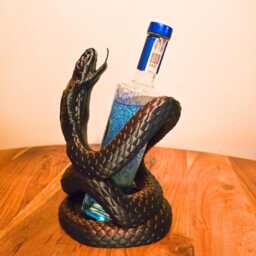 Cobra Snake Wine Bottle Stand - 20 Unique Colours To Choose - thumbnail 3