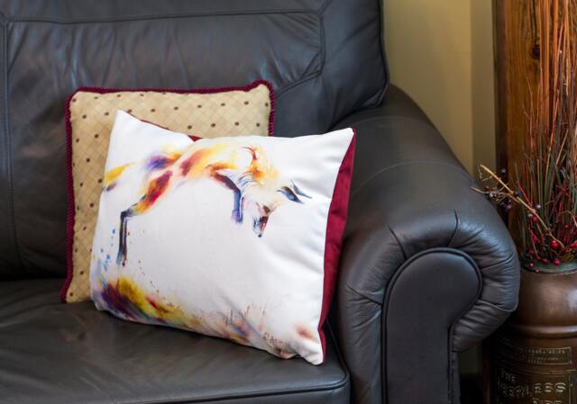 Leaping Fox Cushion Cover - image 1