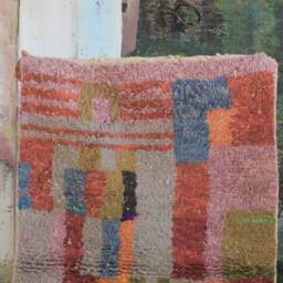 Moroccan Rug, Custom Fabulous Boujad Authentic, Azilal Abstract Multicolored Carpet - thumbnail 3