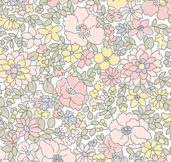 Liberty London Floral Crib Sheet Or Changing Pad Cover - image 1